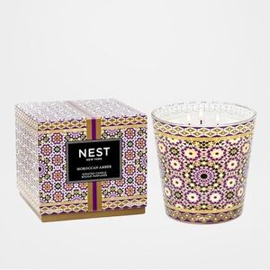 NEST New York Moroccan Amber Luxury 3-wick Candle, 21.2 oz.